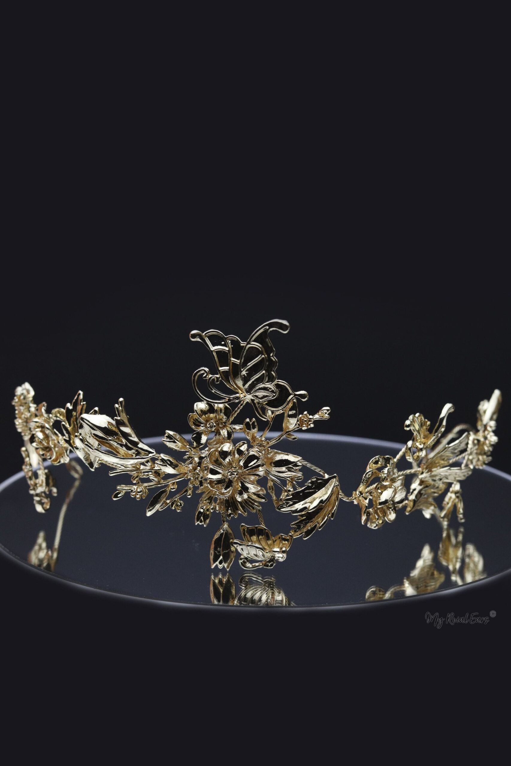 Queen Sojourner-vintage inspired gold headpiece - My Roial Ears LTD