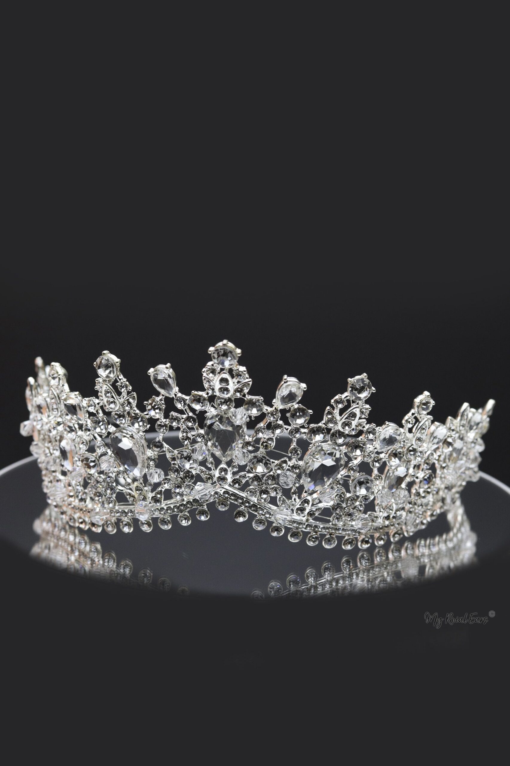 Queen Katharine Gold-rhinestone crystal tiara - My Roial Ears LTD