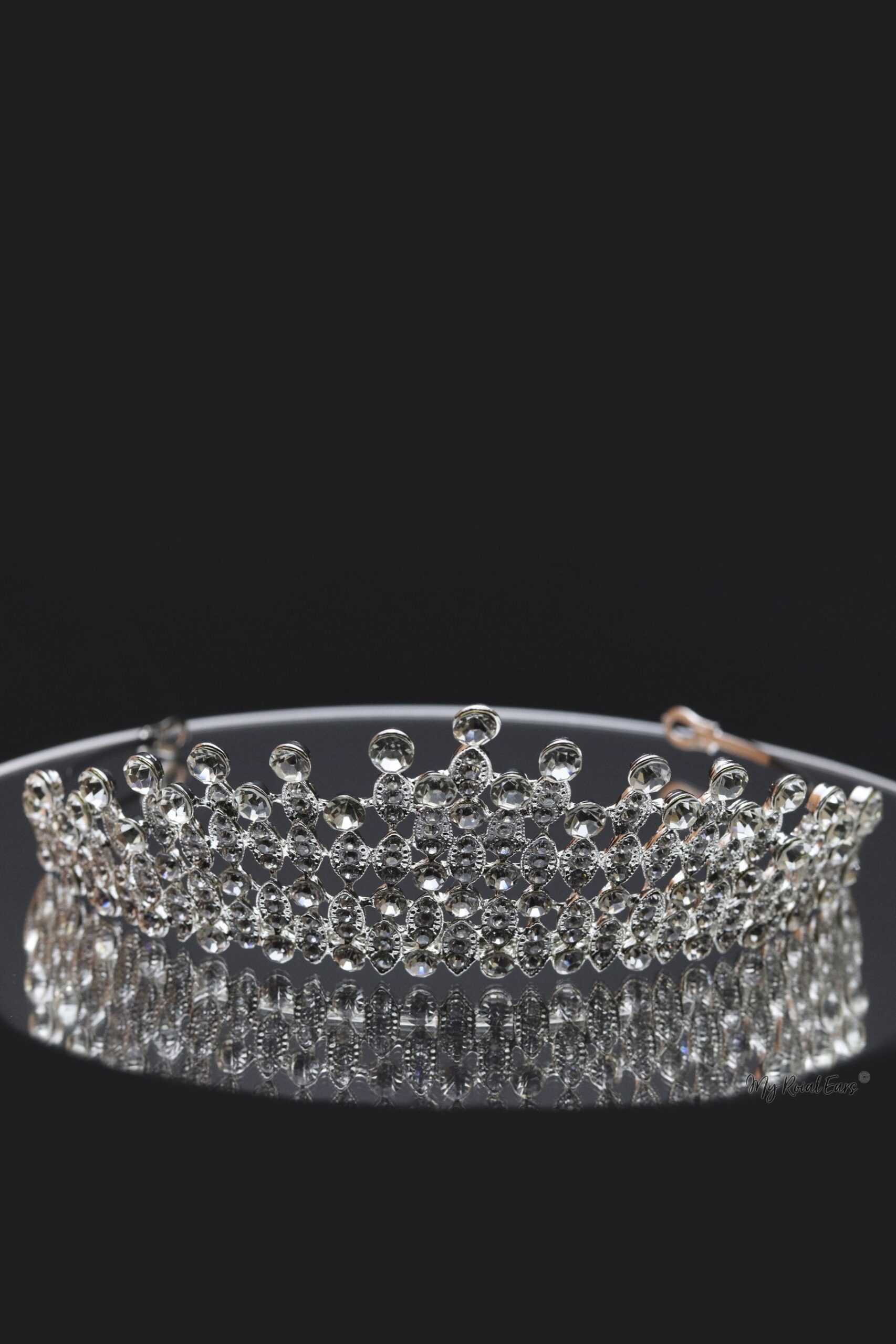 Queen Bella- crystal cubic zirconia tiara - My Roial Ears LTD