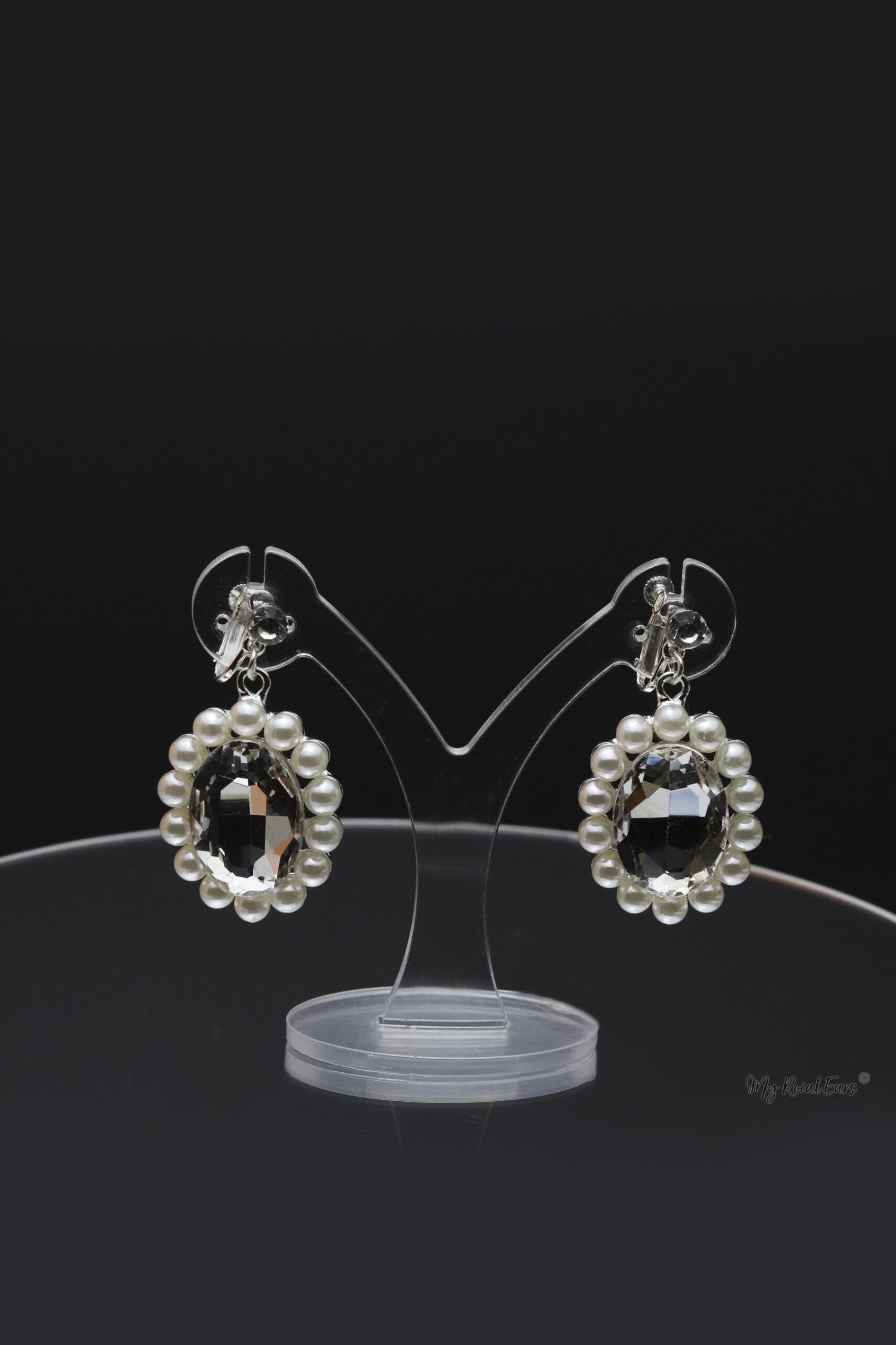 Queen Parks Silver- crown and earring set - My Roial Ears LTD