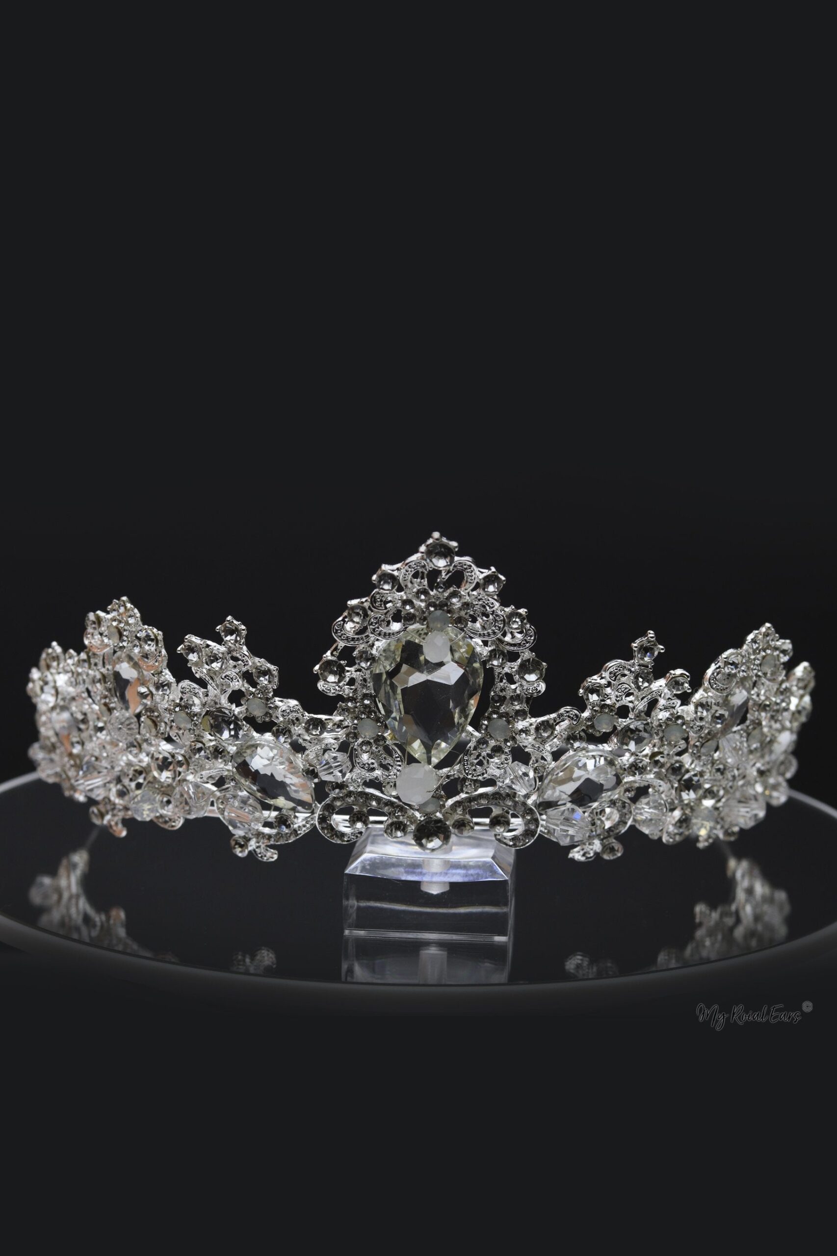 Queen Audrey-an exquisite crystal stone tiara - My Roial Ears LTD