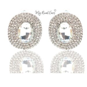 Christie B- statment gala crystal stud earrings
