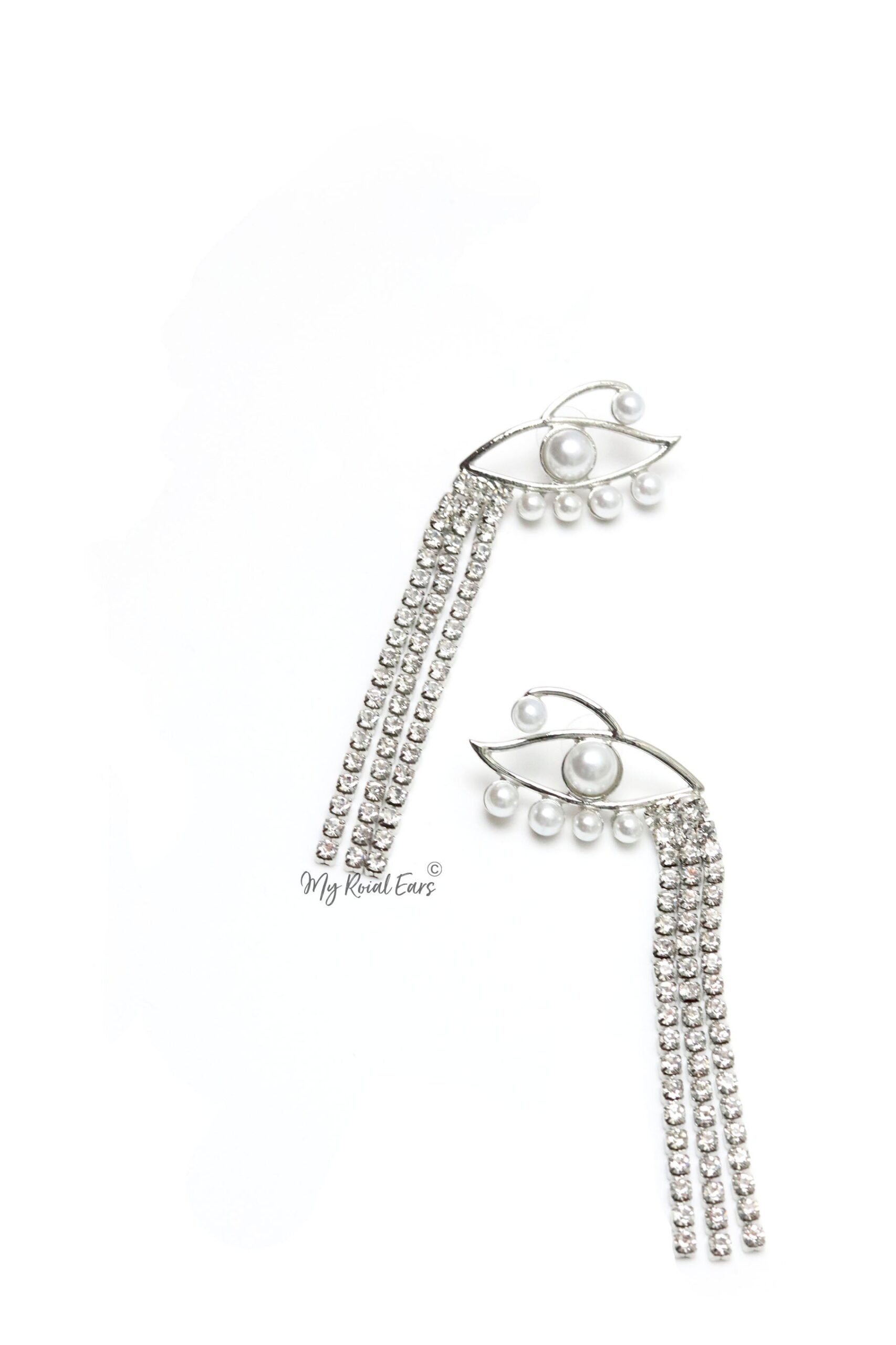 Noemie L- charming pearl ear cuff earrings - Image 2