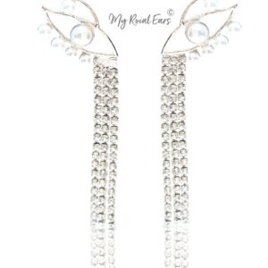 Noemie L- charming pearl ear cuff earrings