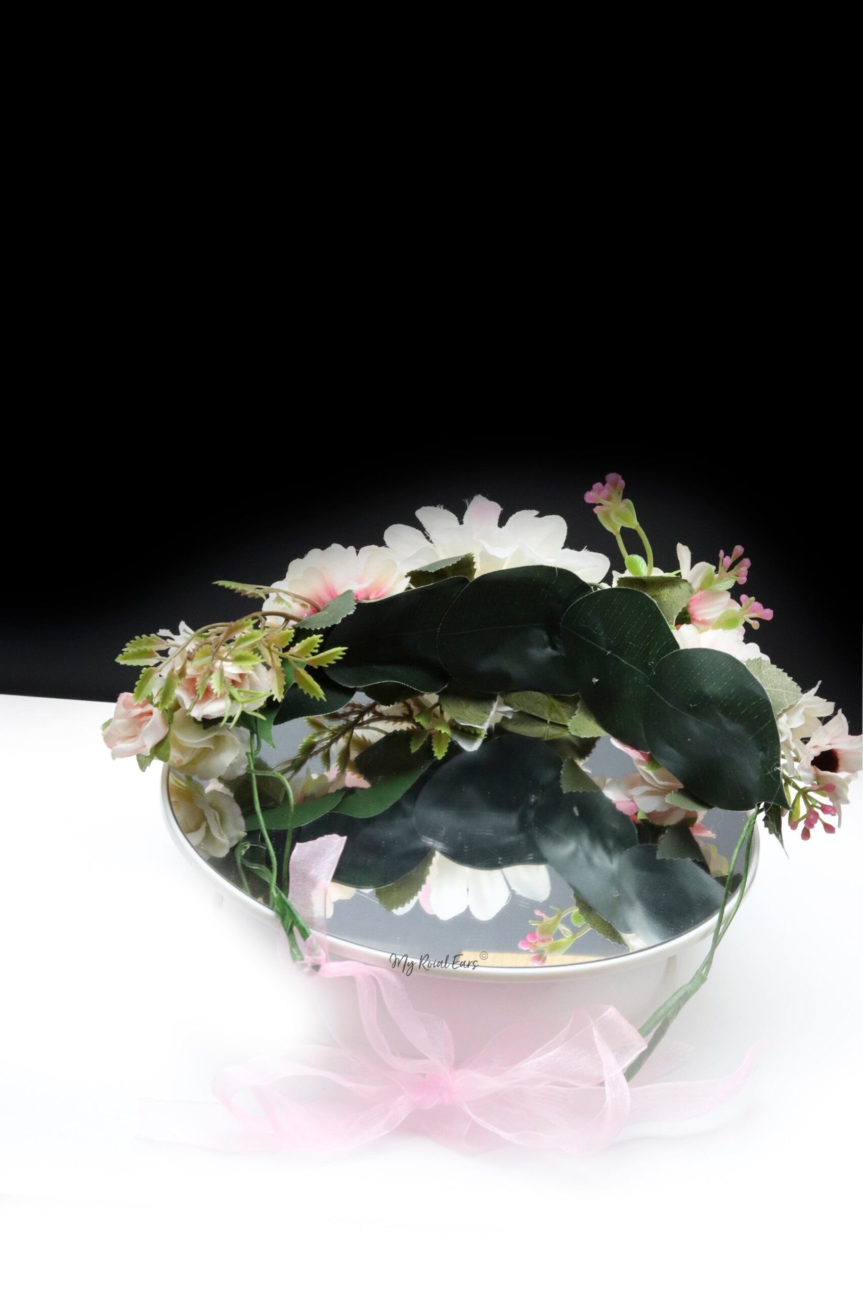 Queen Faith- a floral arrangement crown - My Roial Ears LTD