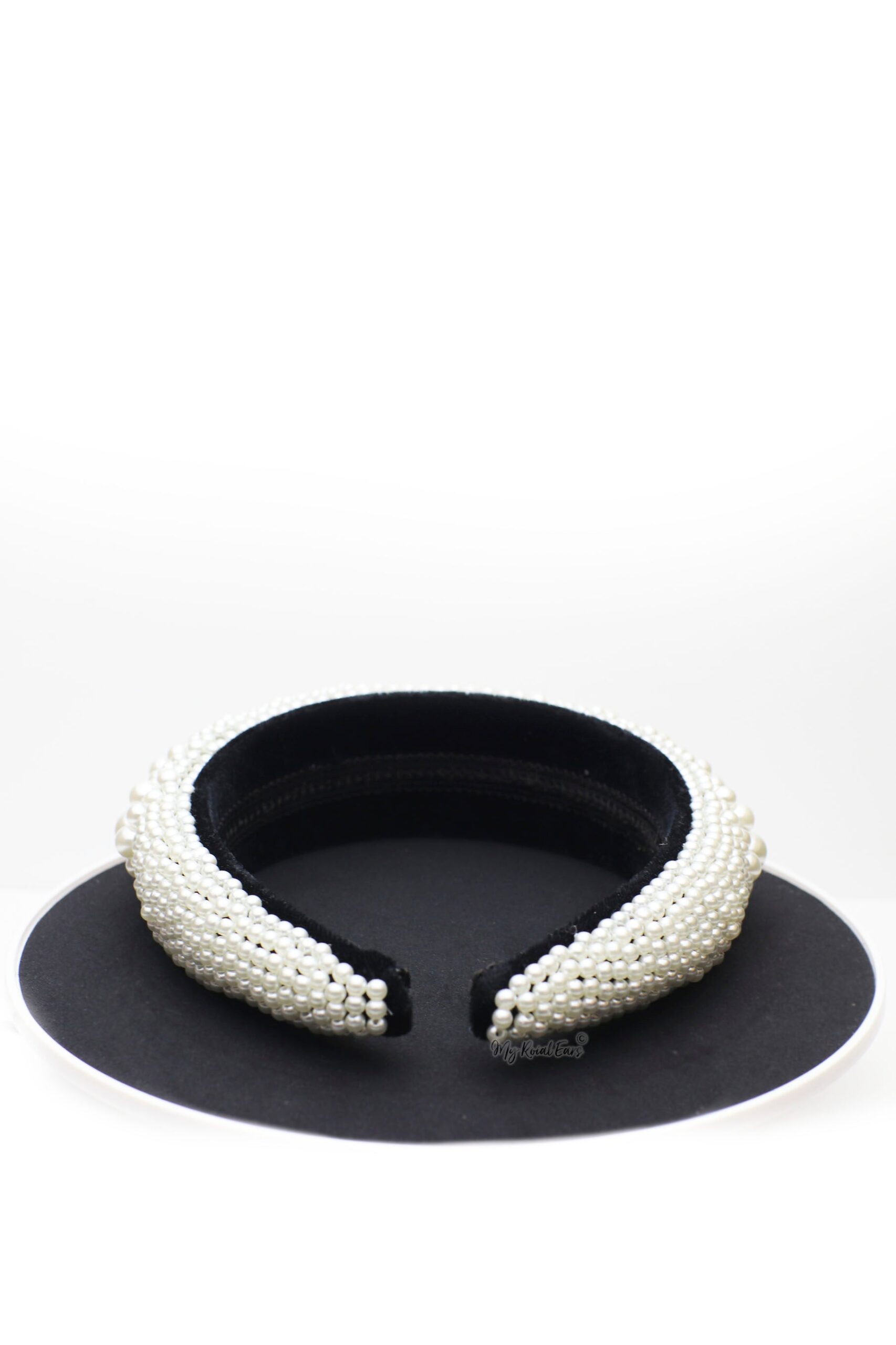 Queen Fabiola- pearl embellished headband - My Roial Ears LTD