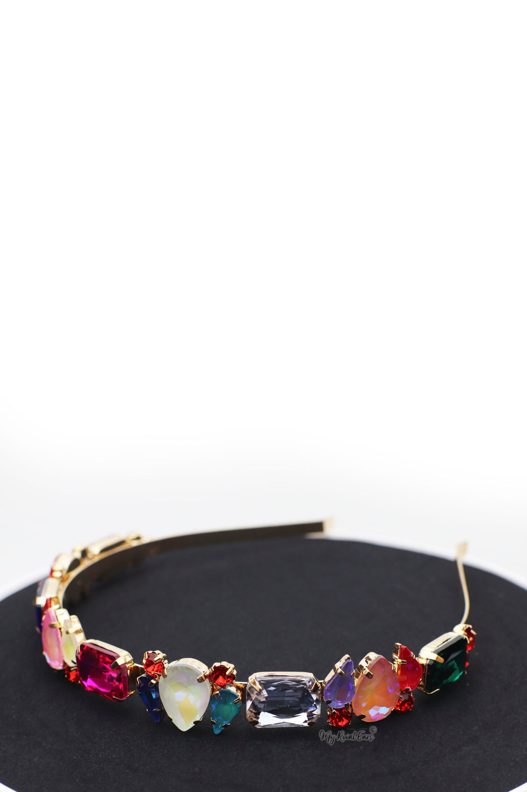 Queen Faustine Multi-gorgeous crystal stone headband - My Roial Ears LTD