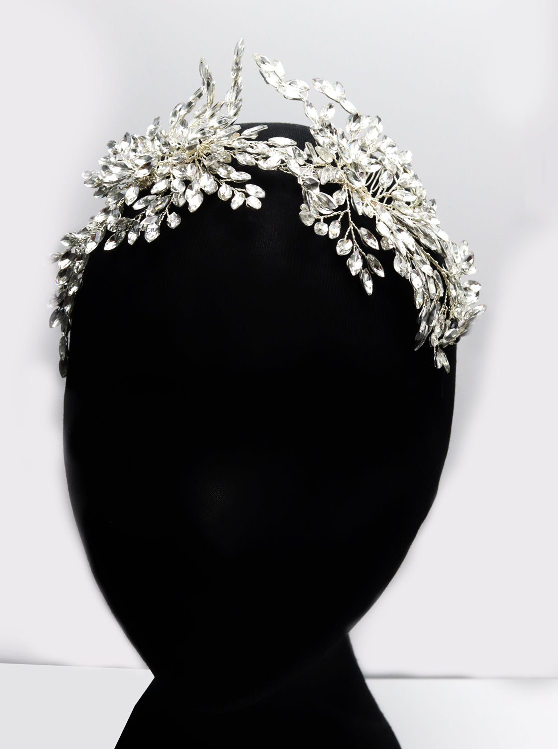 Queen Rani- a stunning rhinestone crystal hair comb - Image 8