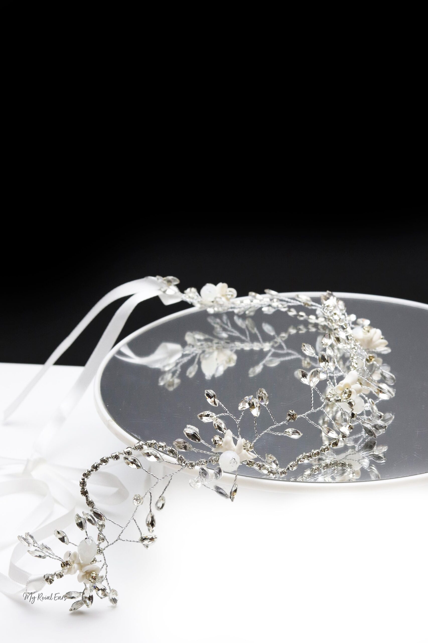 Queen Marj- light weight stunning crystal headband - My Roial Ears LTD
