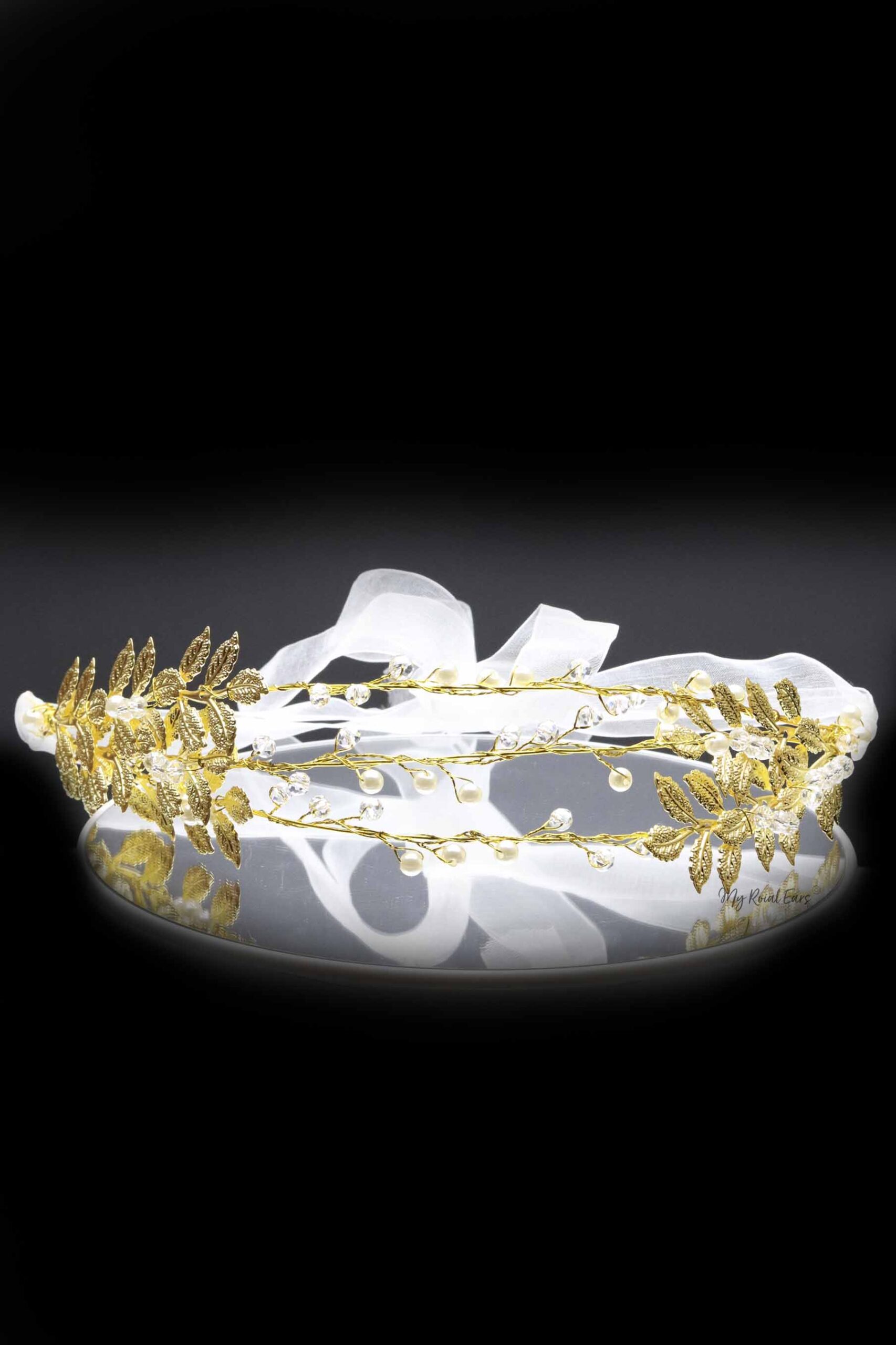 Queen Angelou-an angelic golden wire headband - My Roial Ears LTD