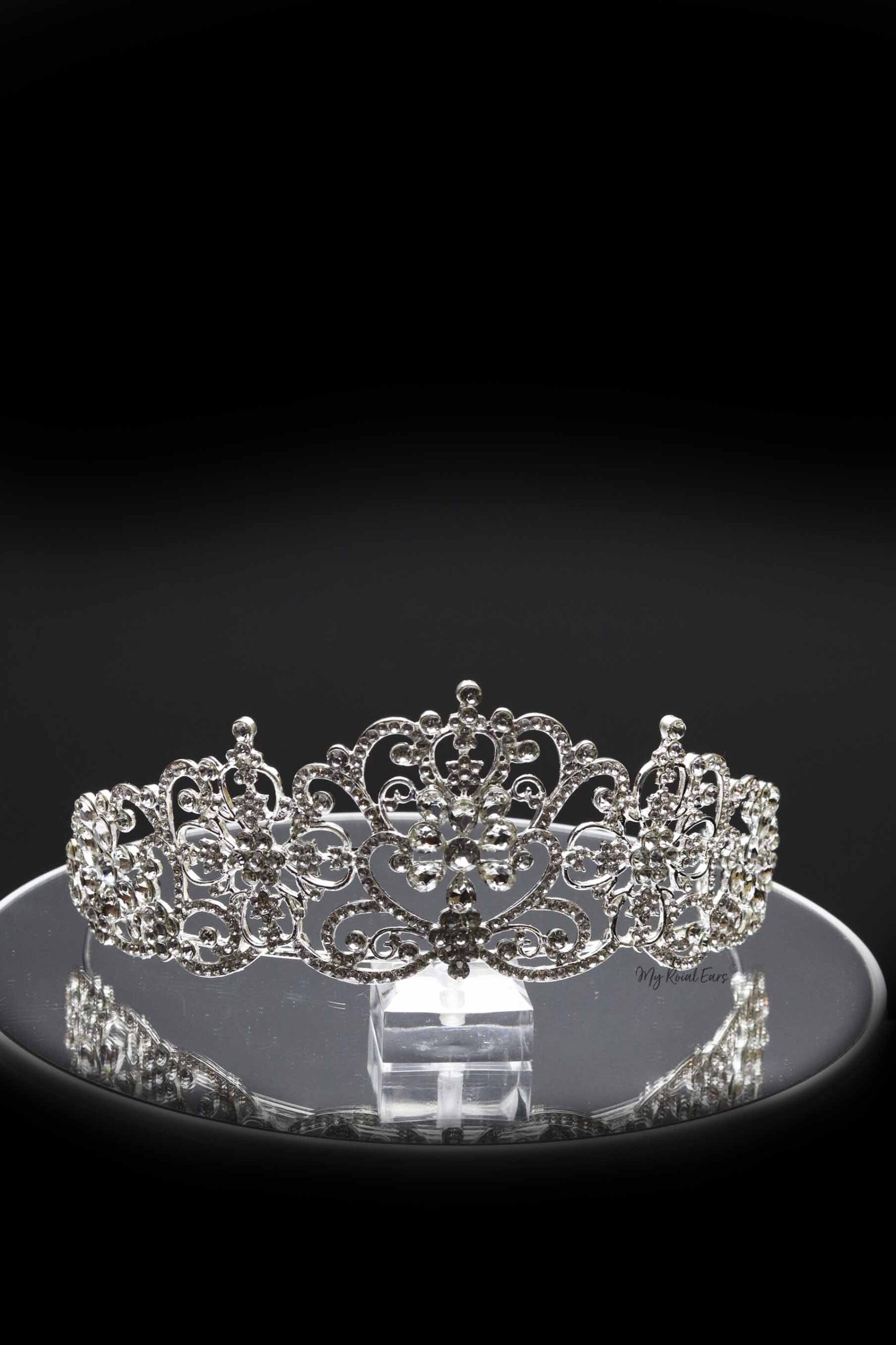 Queen Rachel- classical silver stunning tiara - My Roial Ears LTD