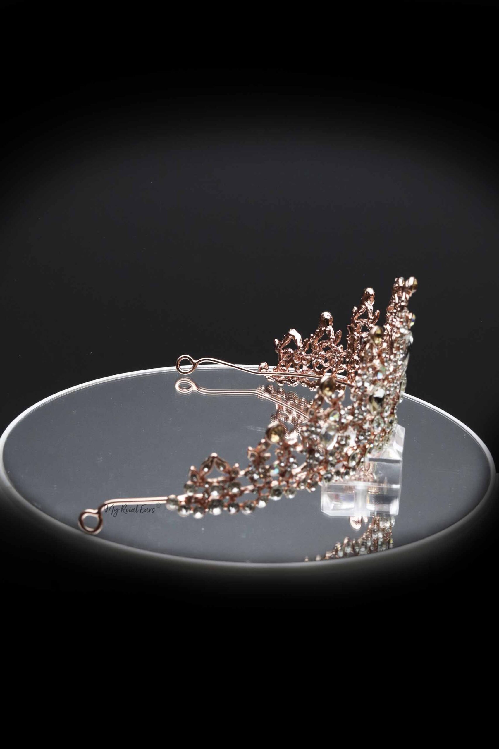 Queen Lorraine Rose Gold- vintage baroque spectacular tiara - My Roial Ears LTD