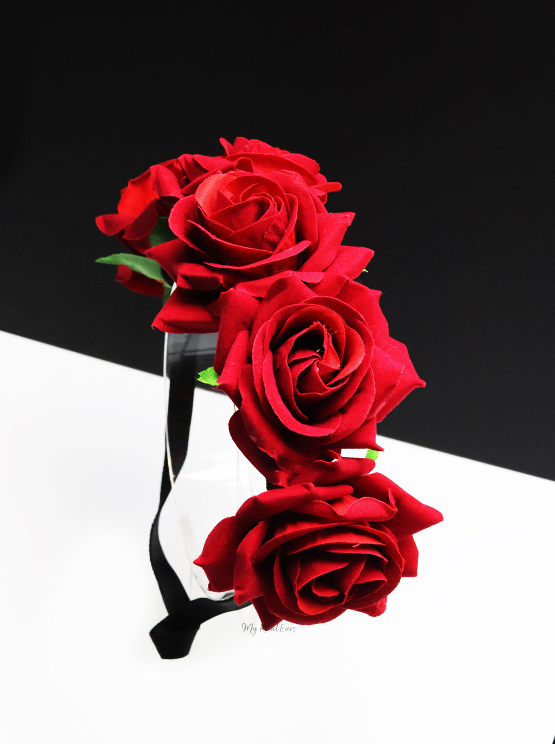 Queen Donna Purple- rose flower headband - Image 6