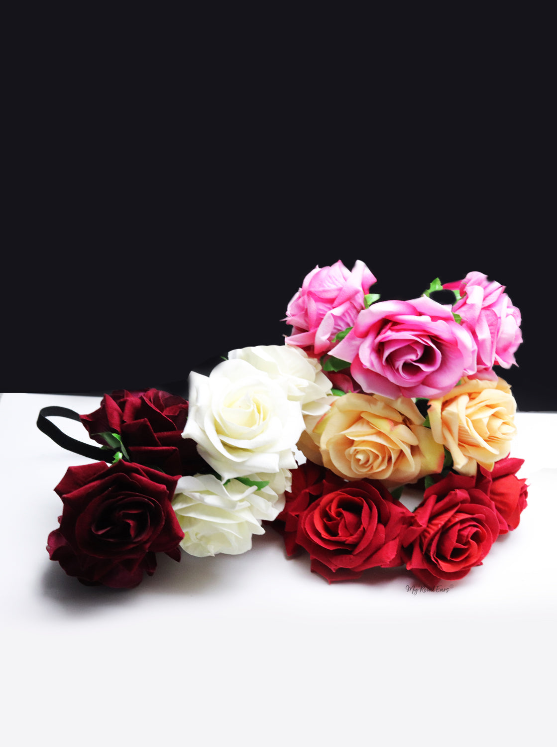 Queen Donna Yellow- rose flower headband - Image 8