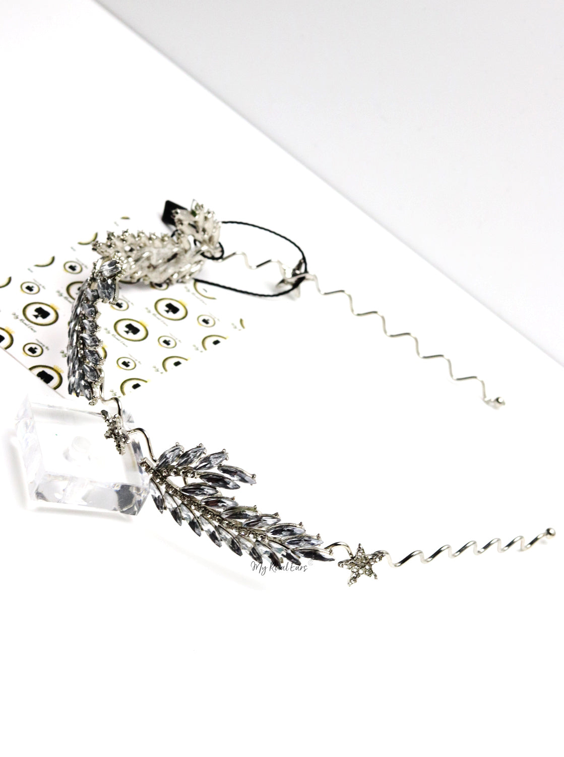 Queen Grace– fairy feather crystal headband - Image 7
