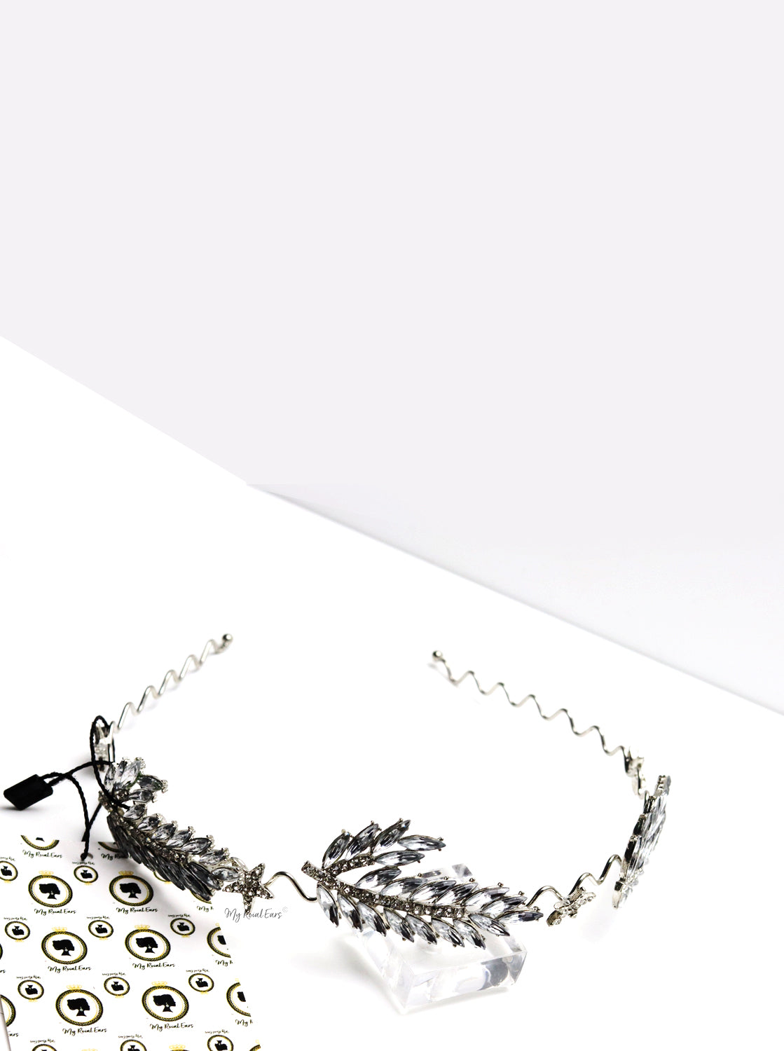 Queen Grace– fairy feather crystal headband - Image 4