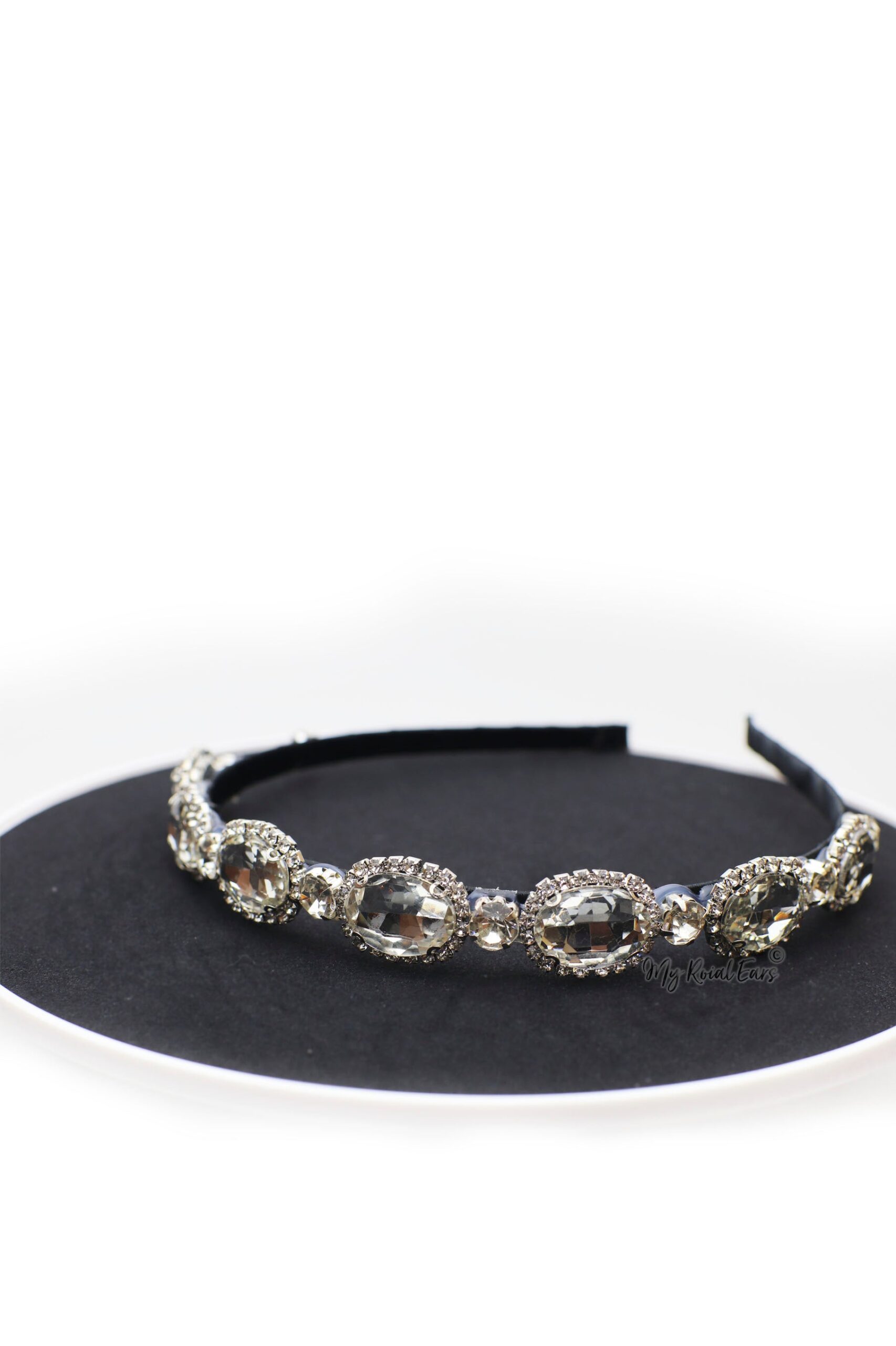 Queen Eugenie - elegant rhinestone diamond headband - My Roial Ears LTD