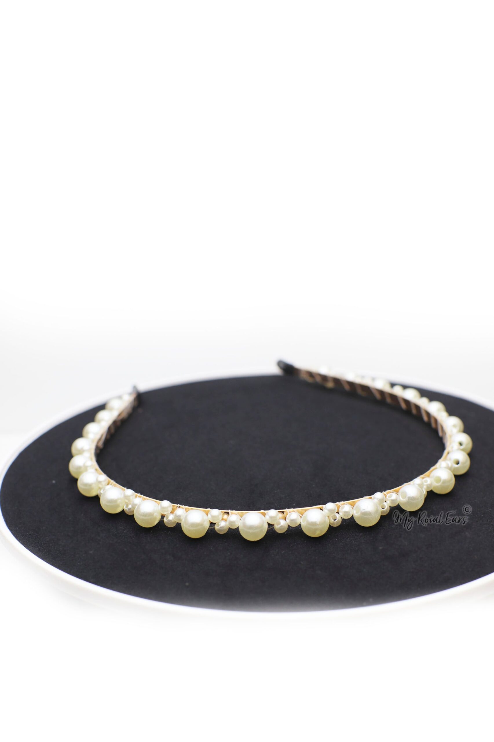 Queen Amy- small and large pearl design headbands - My Roial Ears LTD