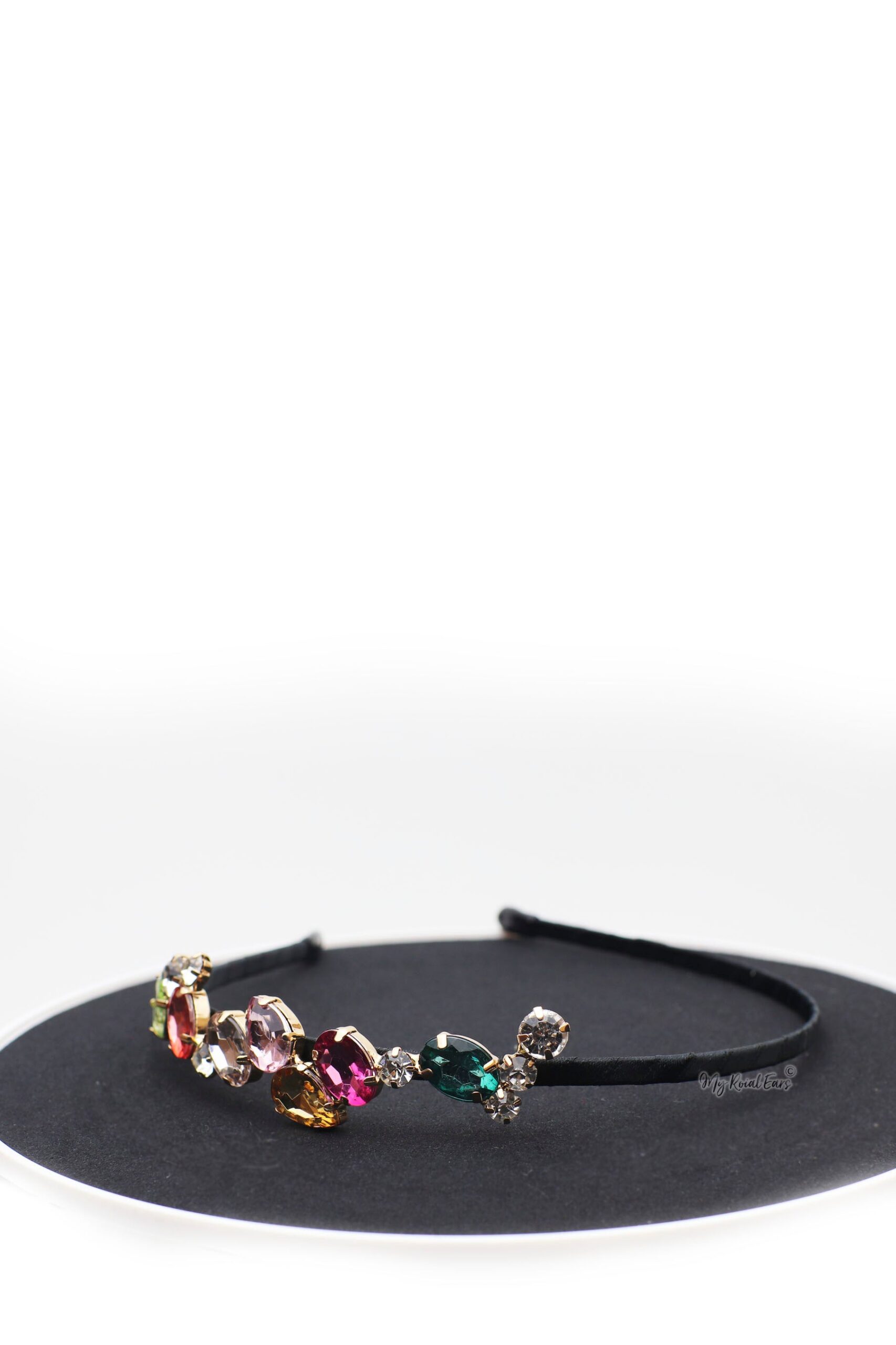 Queen Majesta-side crystal headband - My Roial Ears LTD