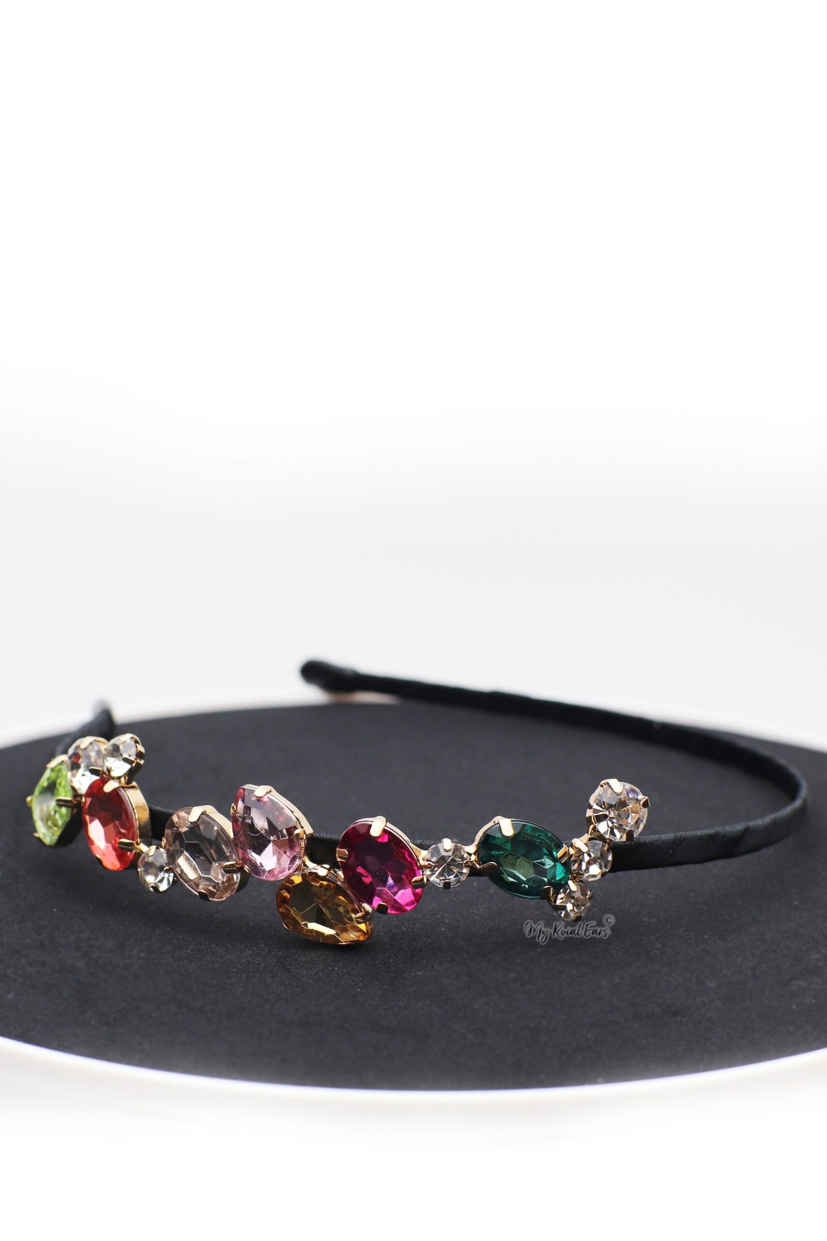 Queen Majesta-side crystal headband - My Roial Ears LTD