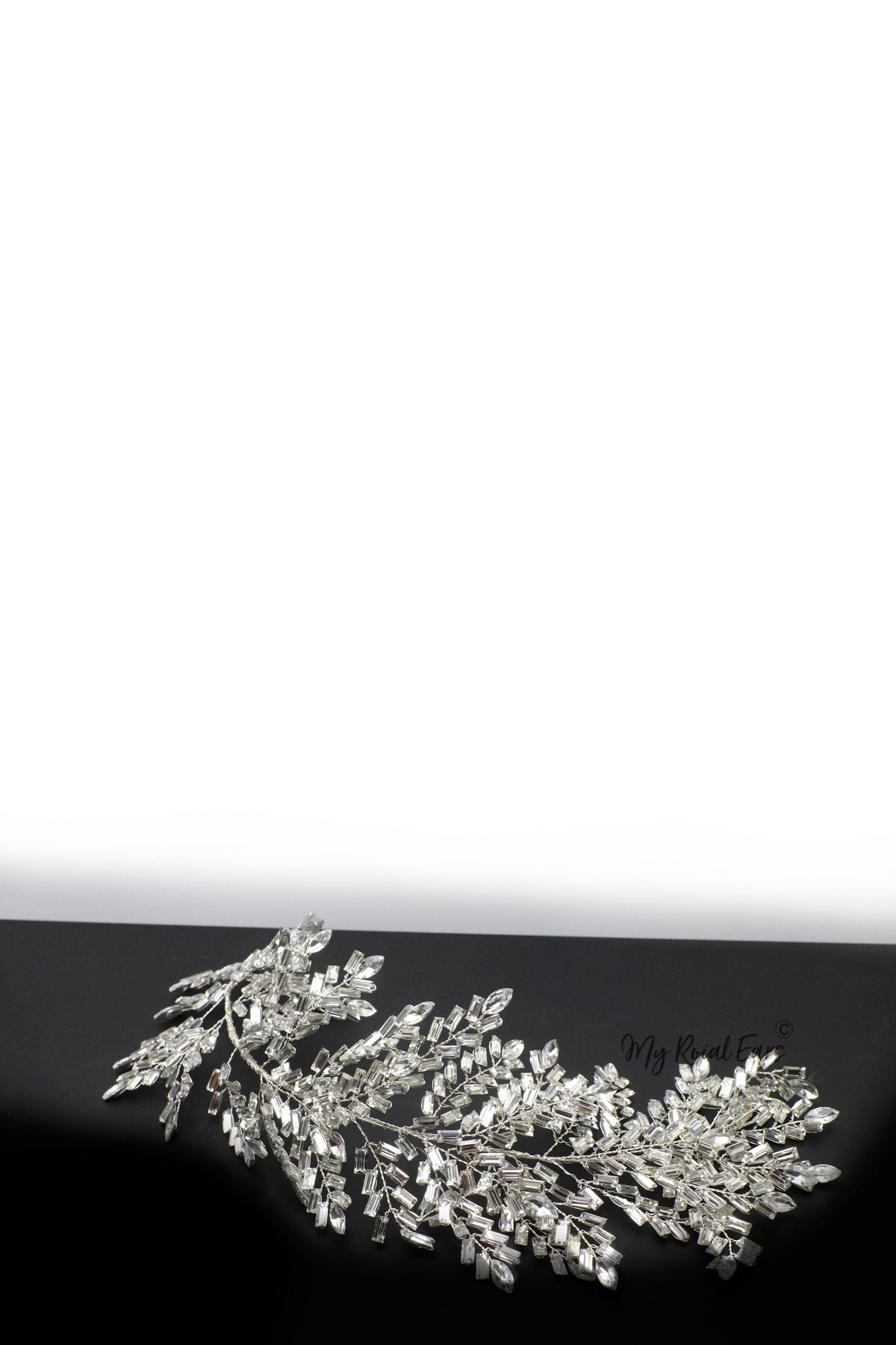 Queen Marcia-leaf inspired crystal headpiece - Image 6