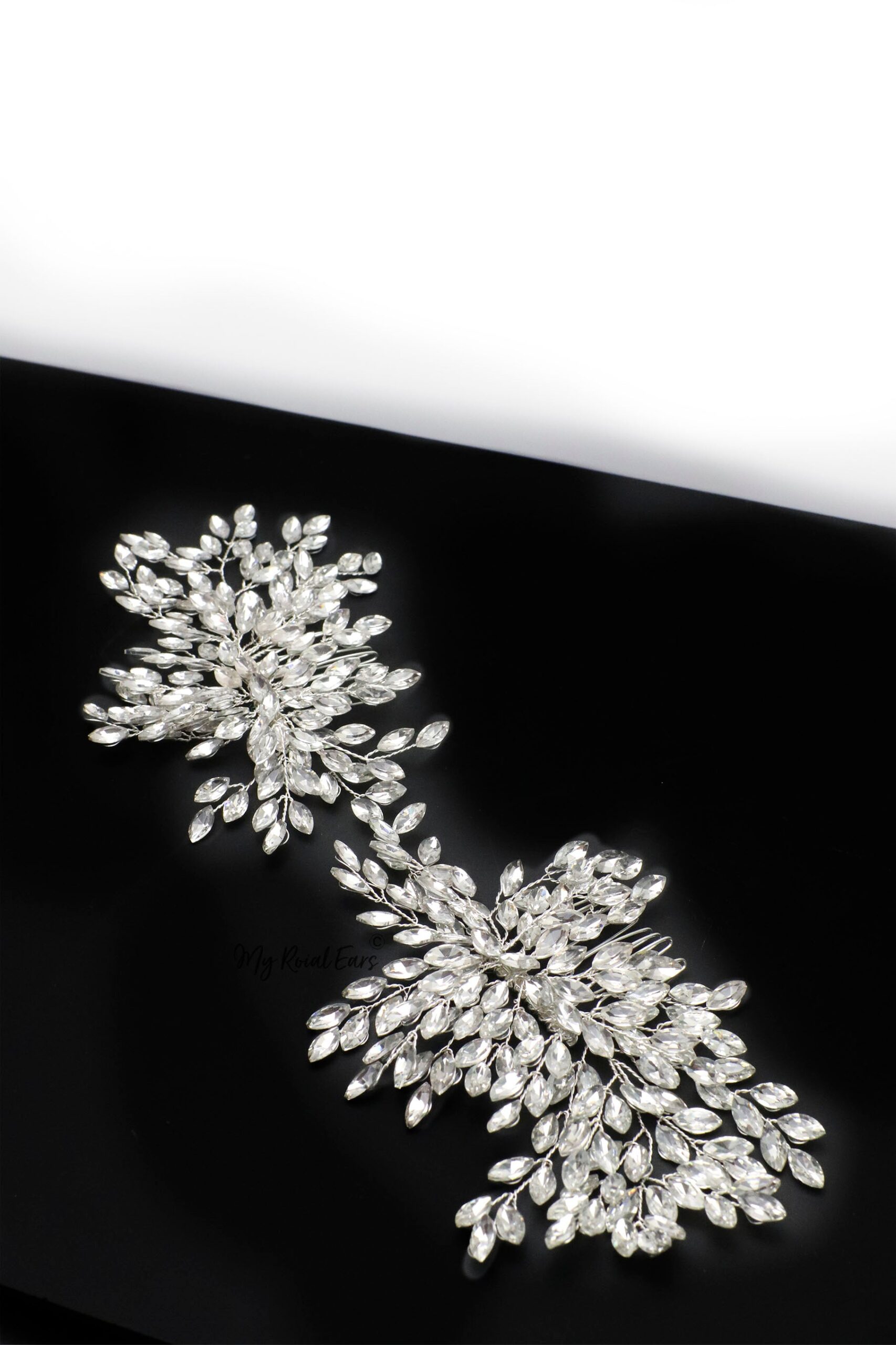 Queen Avril-modest crystal statement headband