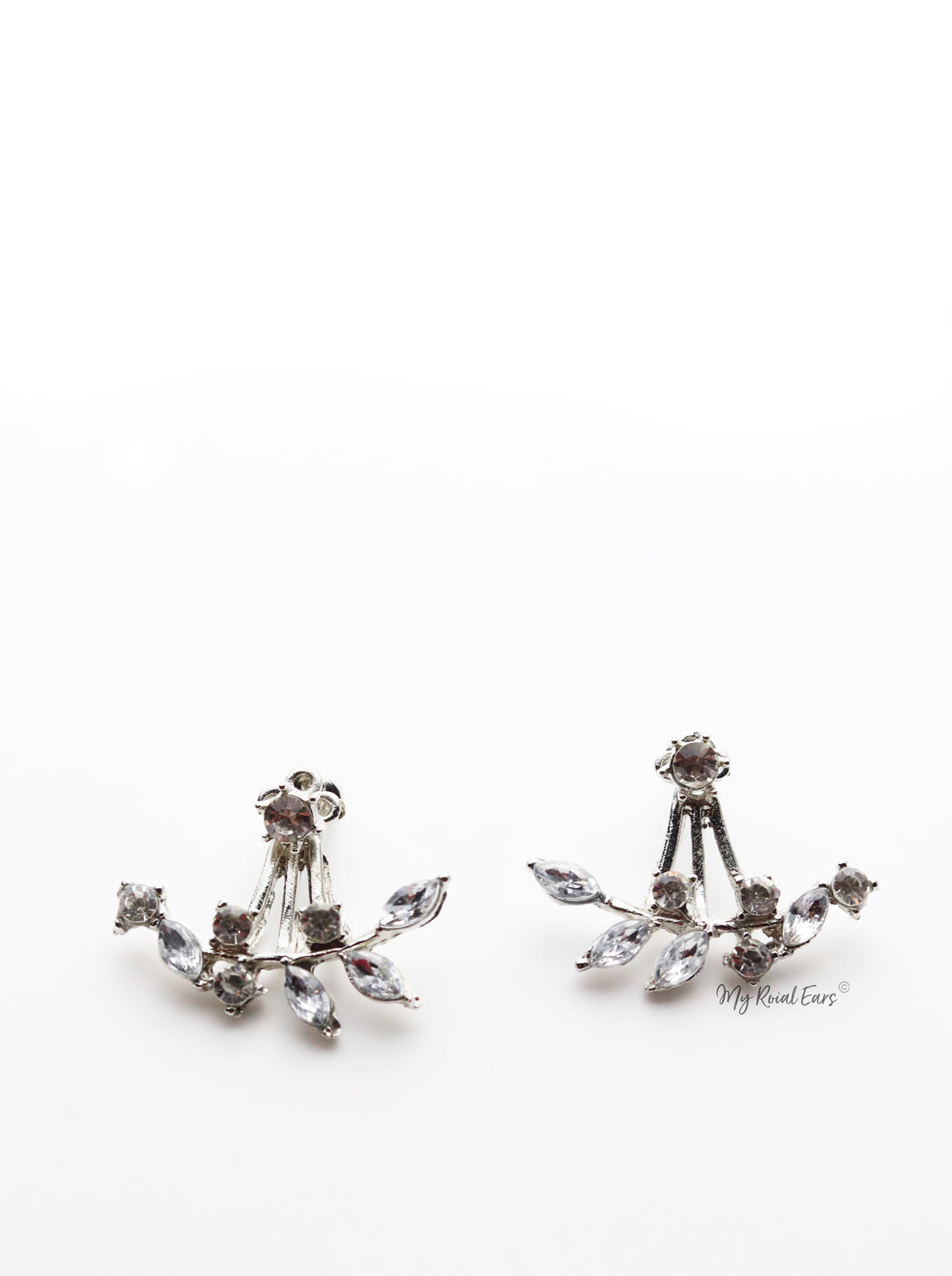 Q.Gwyneth Gold- plated stud earrings - Image 3
