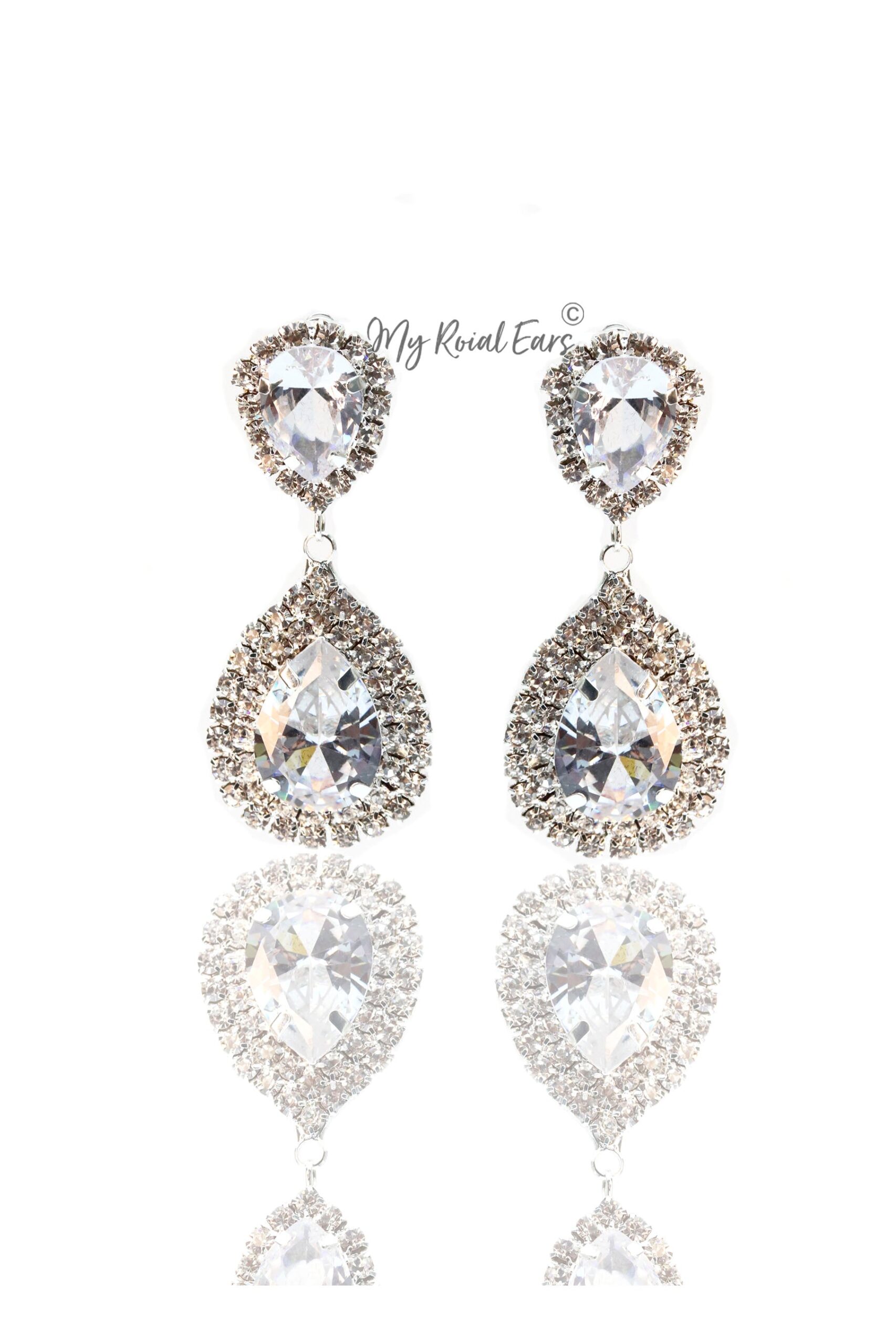 Q.Macia-sophisticated bridal drop earrings - Image 3