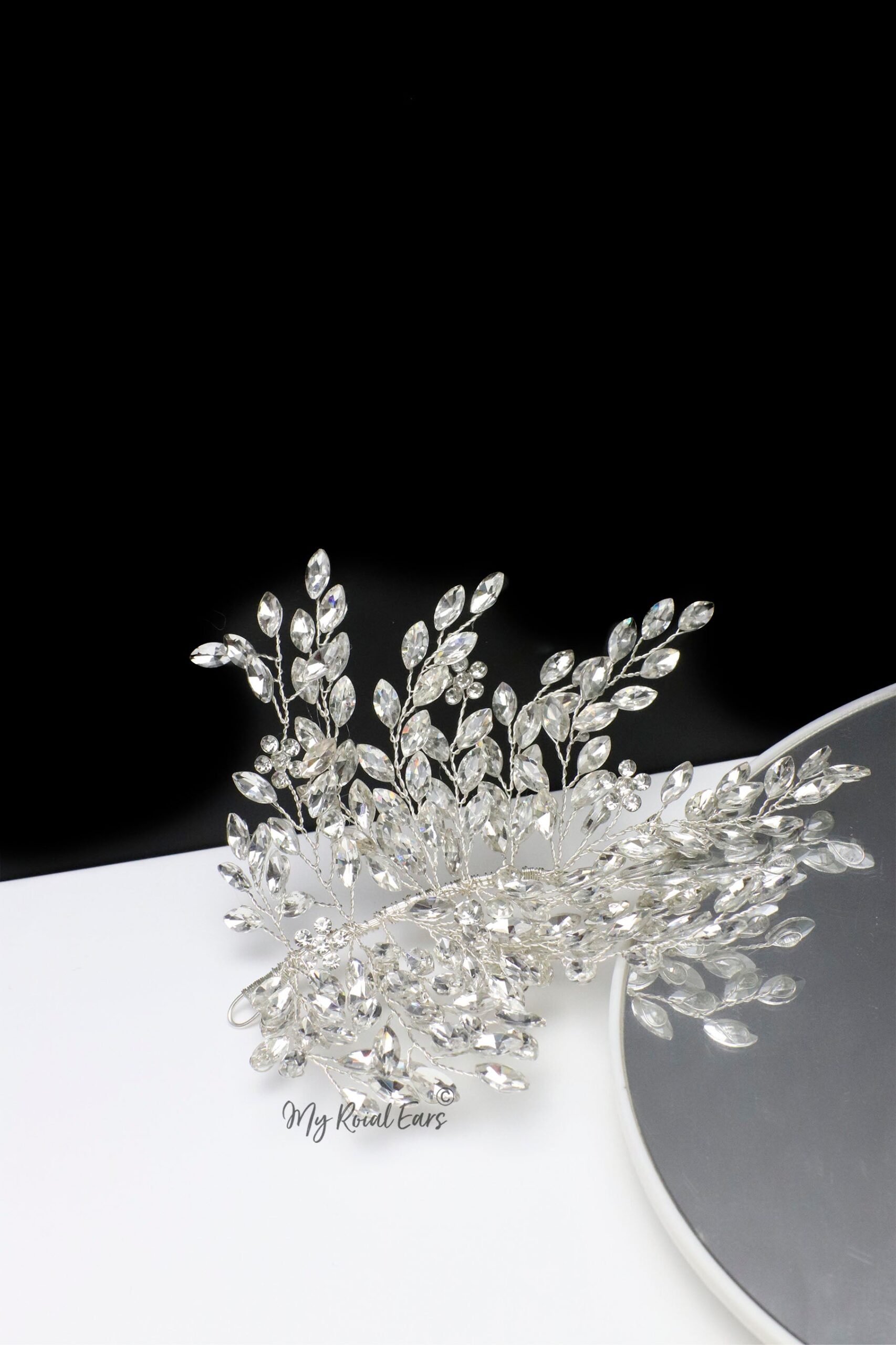 Queen Lovie-pretty crystal bridal headpiece - Image 4