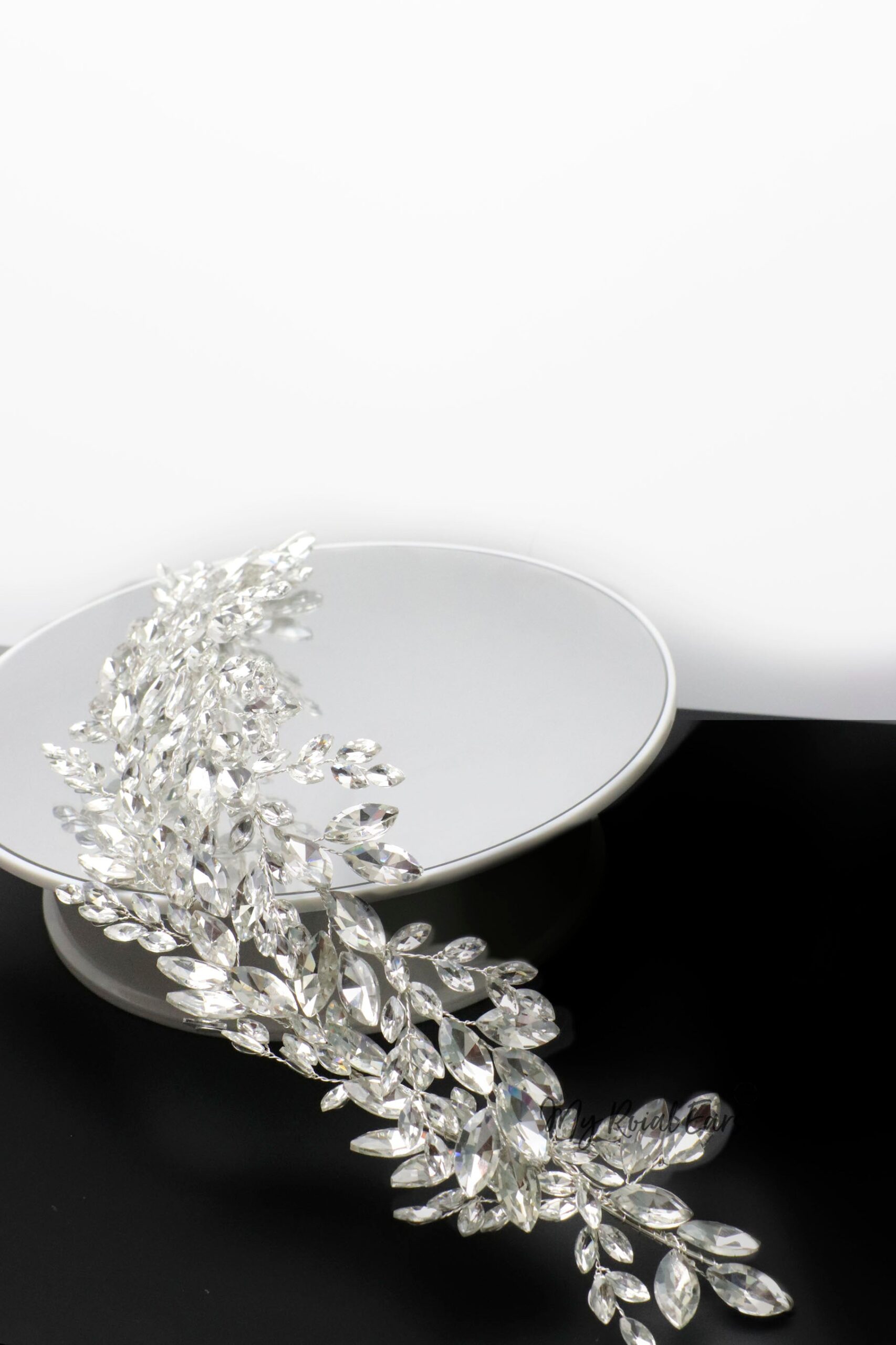 Queen Sonia- dazzling crystal bridal headpiece - Image 2