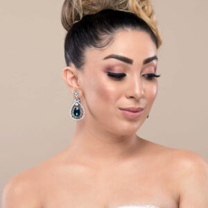 Q.CHARLOTTE- luxury vintage chandelier drop bridal earrings - My Roial Ears LTD